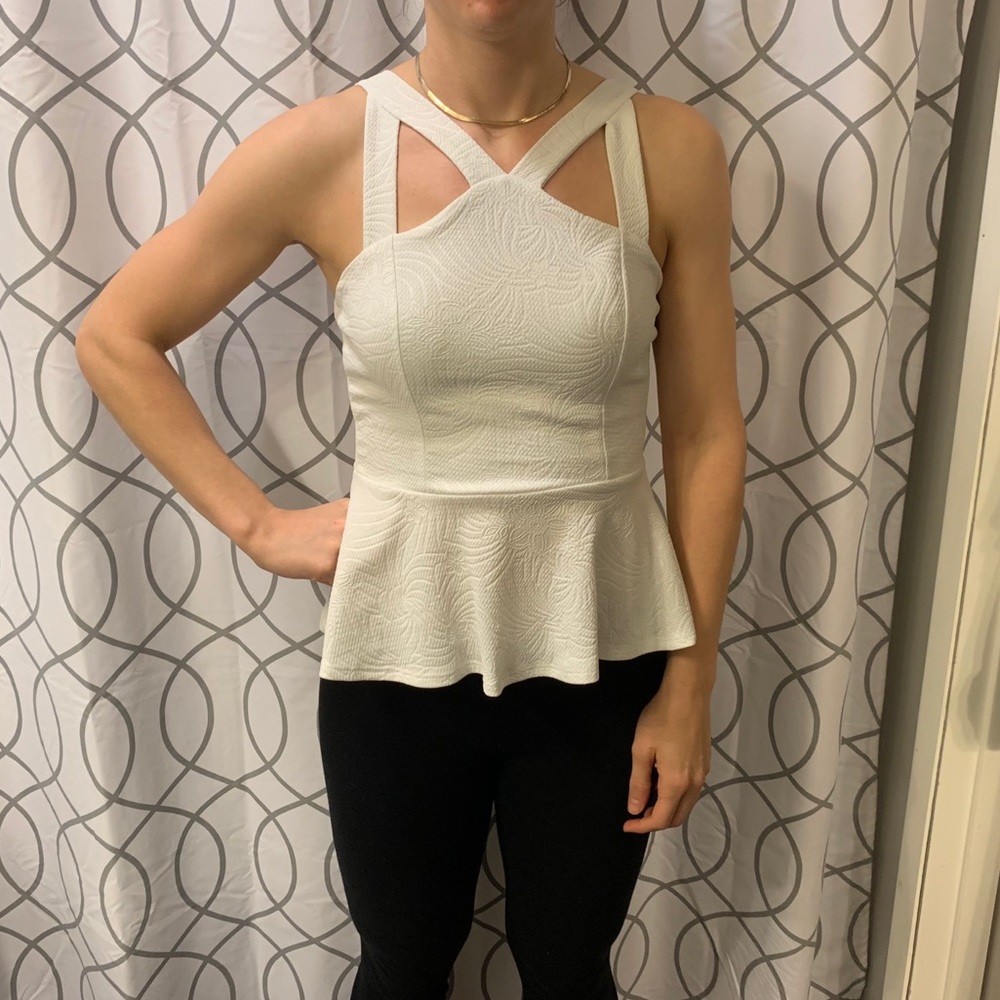 Peplum tank